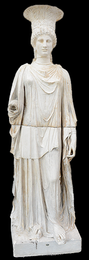 statue of a caryatid