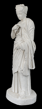 statue of roman girl
