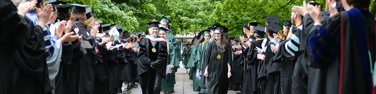 faculty at graduation