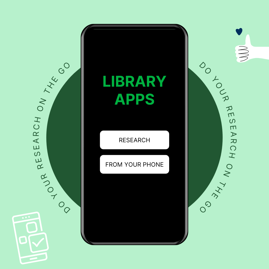 Library Apps available to research from phone