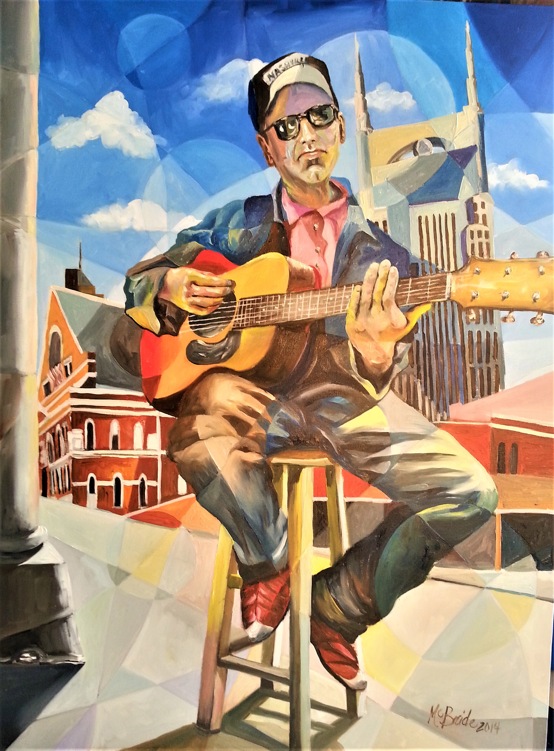 Man in Nashville artwork