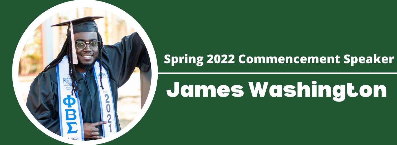 Spring 2022 Commencement Speaker James Washington