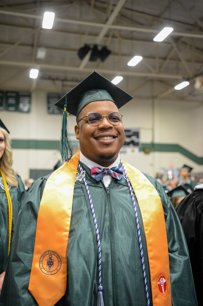 Nashville resident Bakari Corley graduated with an Associate of Applied Science degree in nursing. Corley is a recipient of the Sam H. Odom and the St. Thomas Foundation scholarships and is a Tennessee Reconnect student. He is a member of Phi Theta Kappa honor society and the Student Nurses Association. Corley plans to work as a registered nurse at St. Thomas West hospital in the emergency department for a year before pursuing his bachelor’s degree. “Columbia State is a great place to start your educational foundation or even obtain an associate’s degree in a career,” he said. “I feel that the staff really care and do what they can to help students obtain their goals.”