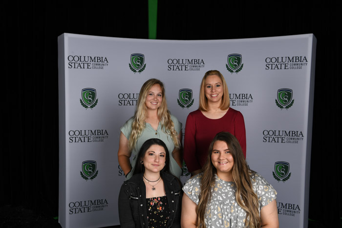 Pictured: Maury County residents (standing, left to right): Casey Mancini, Shauna Cooper. (Sitting, left to right): Christina Abbatiello and Mackenzie Smith.