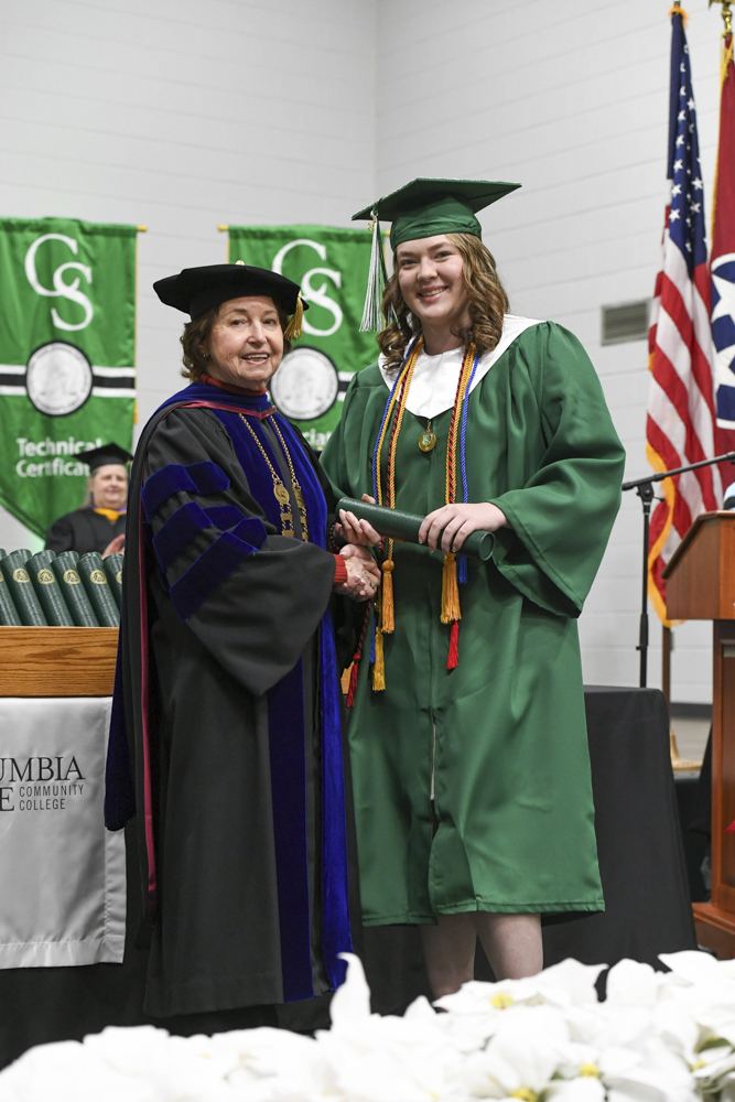 Five Points native and Tennessee Promise student Mackenzie Bivens graduated with an Associate of Applied Science degree in radiologic technology.