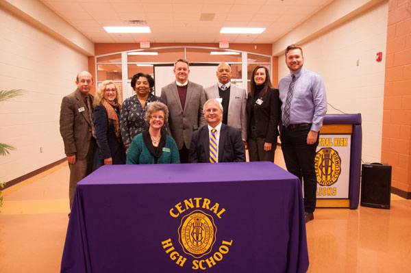 Collegiate Academy agreement signing