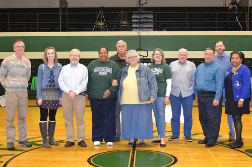 several faculty, staff acknowledged at game
