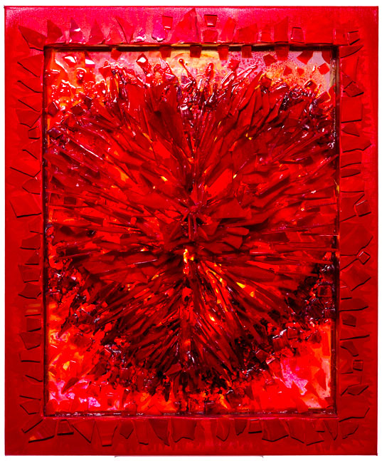 Art titled Shattered_Red heart