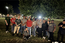 Group of smiling students